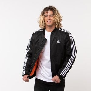 adidas padded bomber jacket